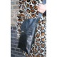 Messenger Large Twister Bag Black leather